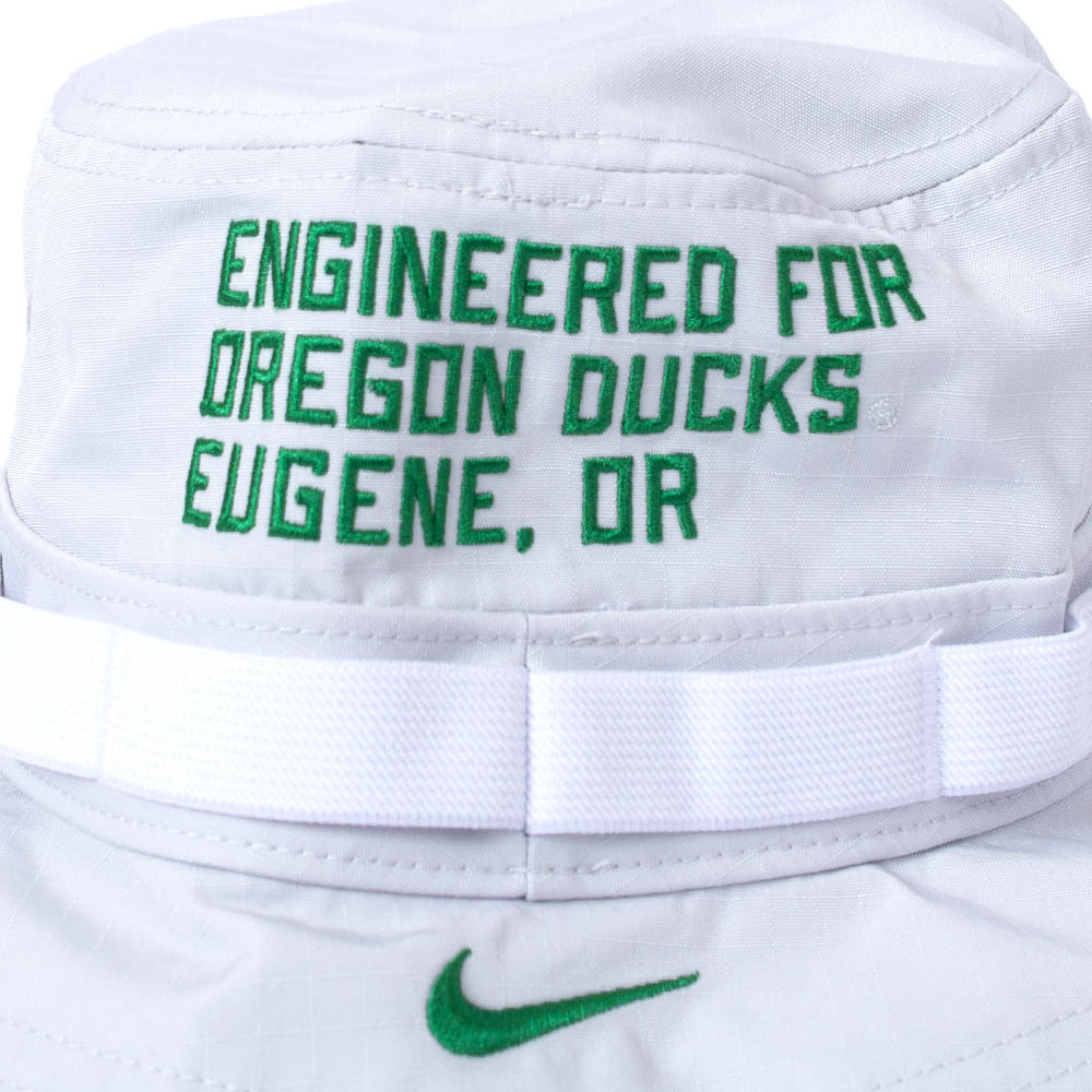 Classic Oregon O, Nike, Grey, Boonie, Performance/Dri-FIT, Accessories, Unisex, Sideline, Ripstop, Gameday, Team Info, Hat, 882726